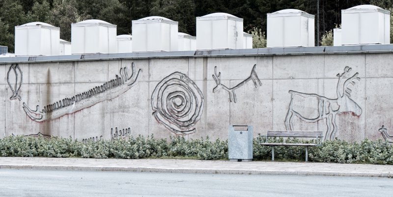 A photo of the nitrate vaults at the National Library of Norway